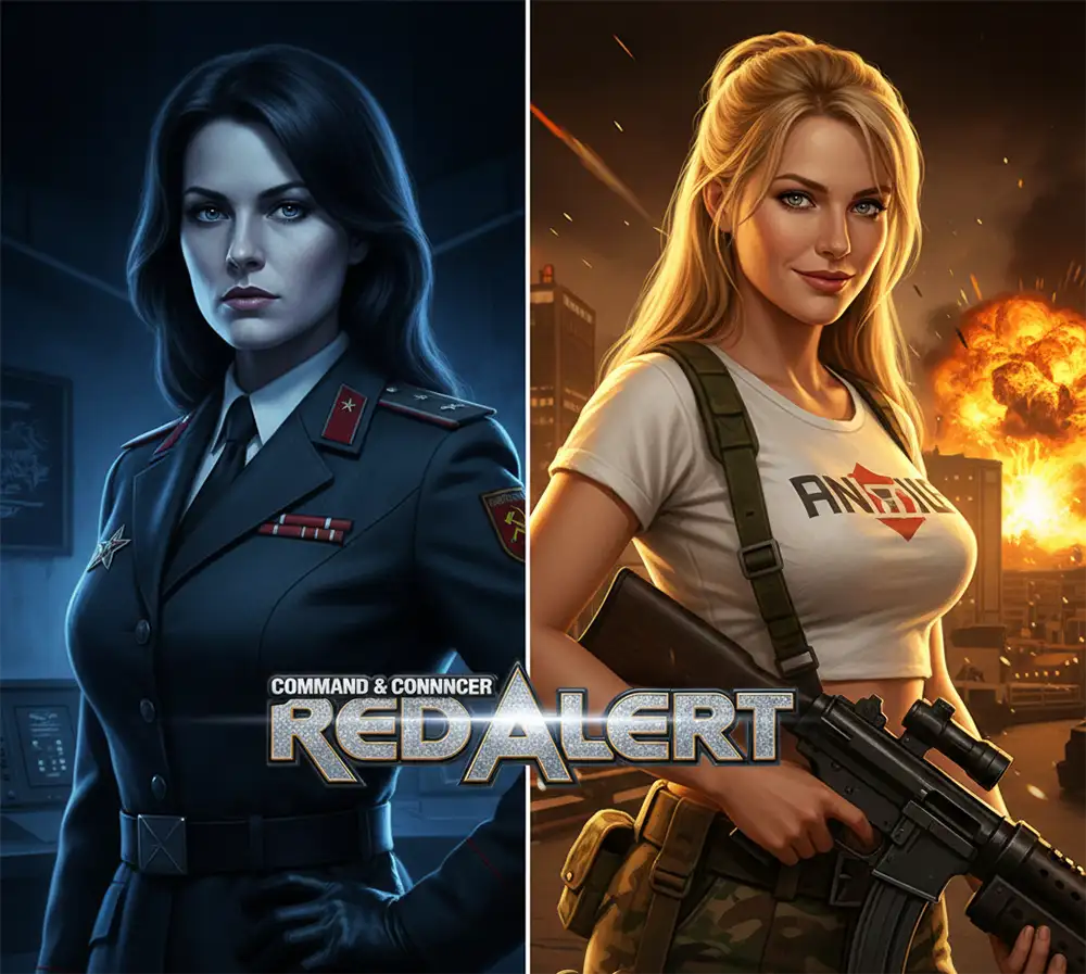 Nadia og Tanja fra Red Alert