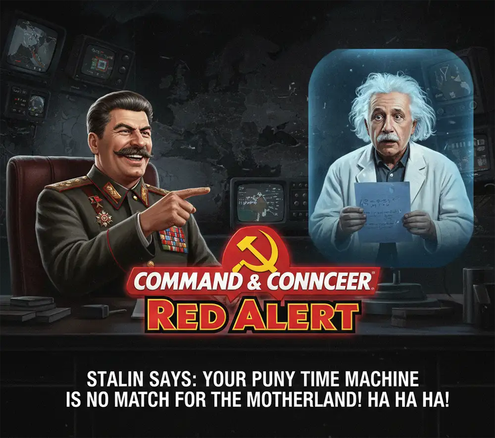 Stalin håner Einstein
