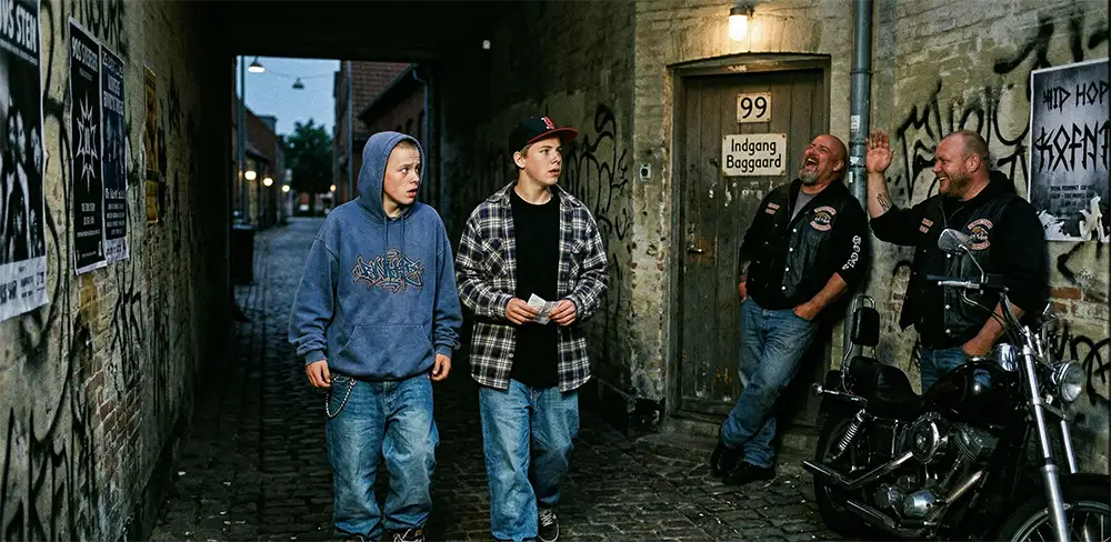 hashklubber 123 og 99 på vesterbro i Odense